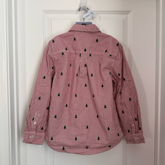 Gymboree Christmas button down shirt - Picture 3 of 4